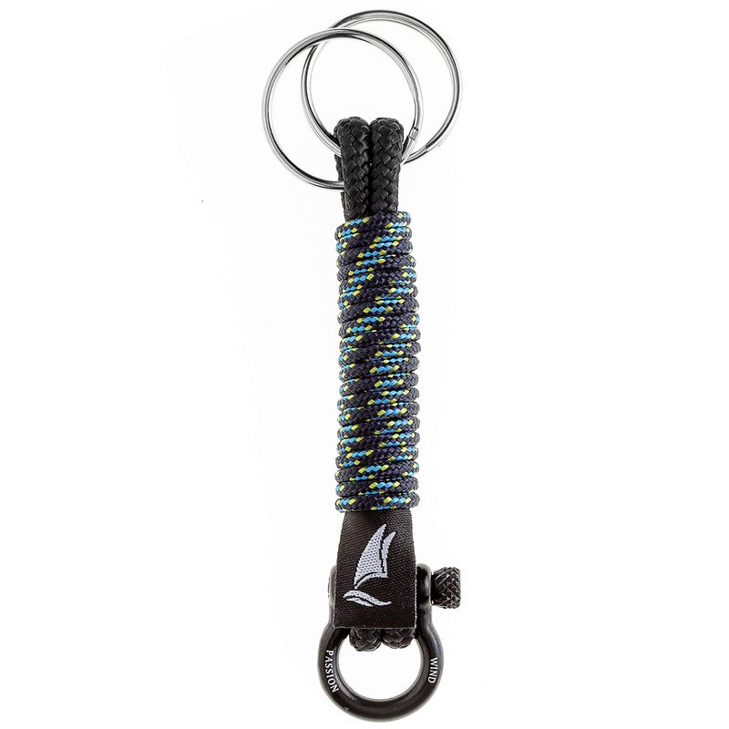 Wind Passion - Paracord Keychain for Men & Women - Double Braided Nautical Keychain - Sturdy & Waterproof Mens Rope Keychain - Image 1